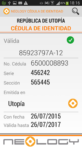 免費下載個人化APP|Validación de Cédula Neology app開箱文|APP開箱王