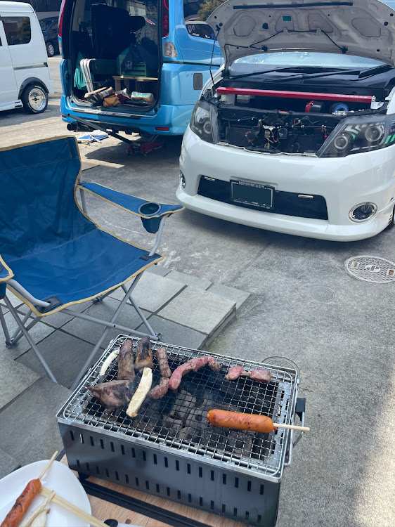 セレナのタククマFACTORY・ハブボルト交換・BBQ弄り😆・お土産ありがとうございました・低そうで低くない少し低い車に関するカスタム事例の投稿画像4枚目
