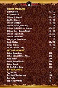 Grand Paradise Multicuisine Restaurant menu 3