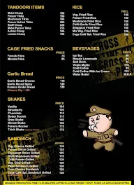 The Cage Cafe menu 6