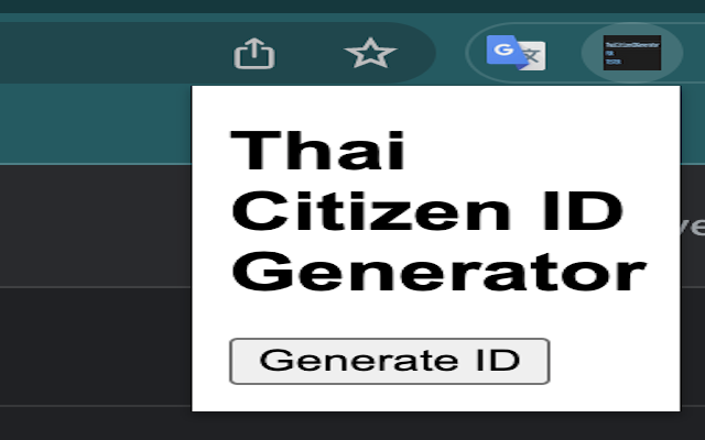 Thai Citizen ID Generator Preview image 0