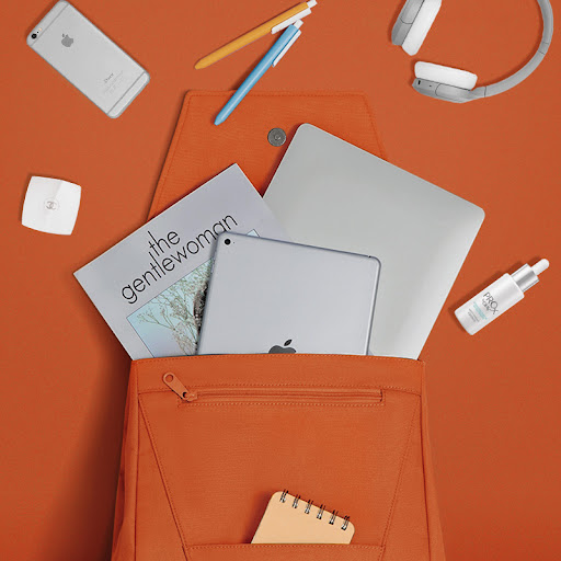 Title 1, Caramel Color Backpack Fashion Student School B...
