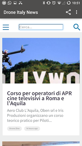 Drone Italy News