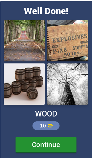 4 Pictures per Word Screen 2