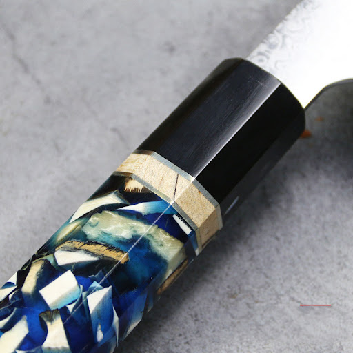Title 1, Kiryu Amber Damascus Steel Knife VG-10 67 Layer...