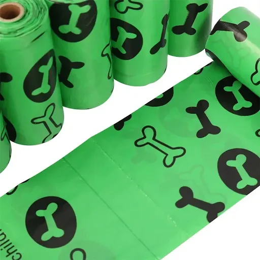 Dog Poop Bags Outdoor Home Eco Pet Waste Bag with Breakpoint Design Pet Poop Clean Pick Up Tools bolsas caca perro 강아지