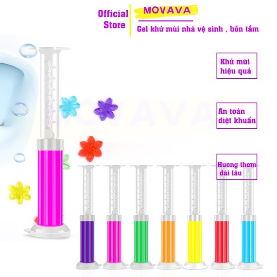 Gel Khử Mùi Nhà Vệ Sinh Bồn Cầu Làm Thơm Nhà Vệ Sinh Phòng Tắm - Movava