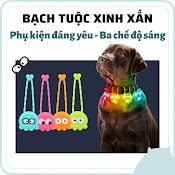 Mặt Vòng Cổ Thú Cưng Laroo, Mặt Vòng Cổ Hình Bạch Tuộc Phát Sáng Đáng Yêu, Silicone Mềm Mại, Phụ Kiện Trang Trí Vòng Cổ