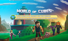 World of Cubes Survival Craft with Skins Exportのおすすめ画像1