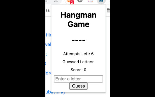 Hangman Game