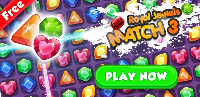 Royal Jewels & Gems Match 3 - Jewel Magic Kingdom