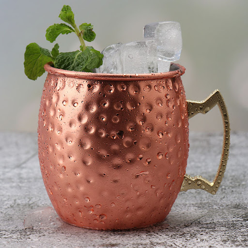 Title 4, Moscow Mule Cup Copper-plated Hammer Point Enjo...