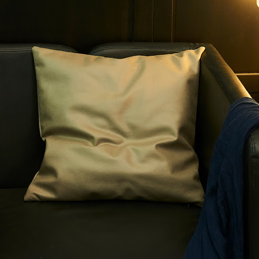 Title 13, Soft Faux Leather Tech Fabric Sequin Pillowcase...