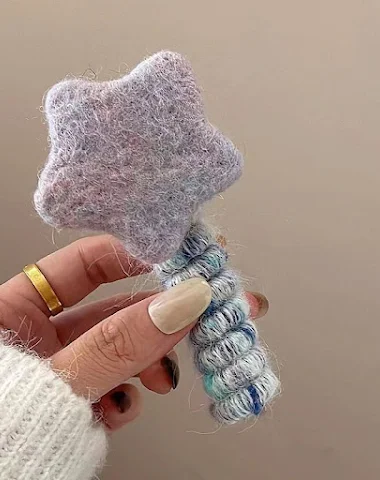 Anillo de pelo para teléfono con tr - 3
