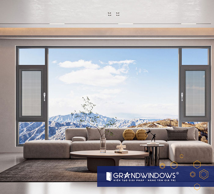 Grand Windows cung cấp nhiều mẫu cửa sổ nhôm kính đẹp