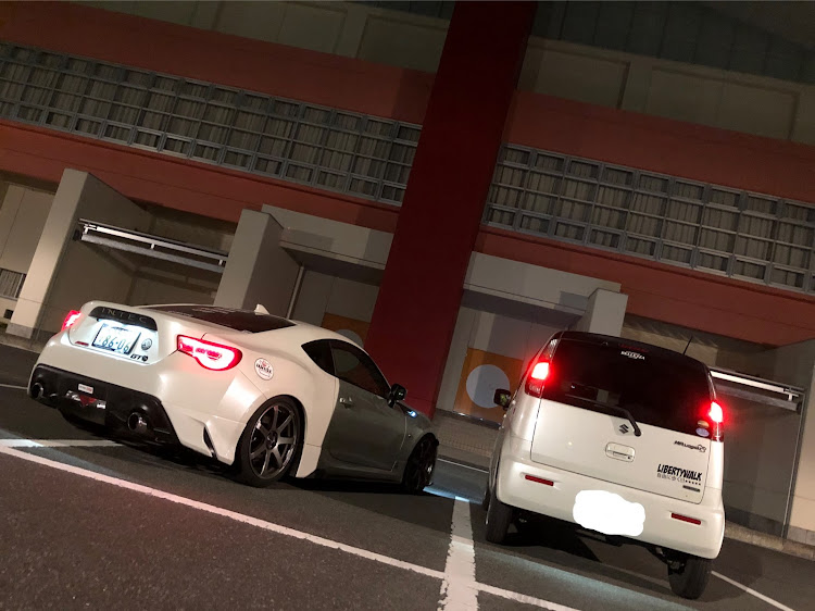 86のmf33s・MRワゴン・彼女とコラボ・久しぶりのコラボ？に関するカスタム事例の投稿画像4枚目