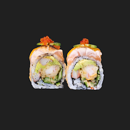 Aburi Rainbow Dragon Roll