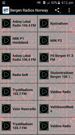 Bergen Radios Norway