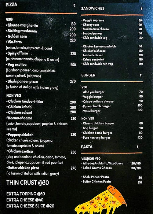 Amigo’s hub menu 