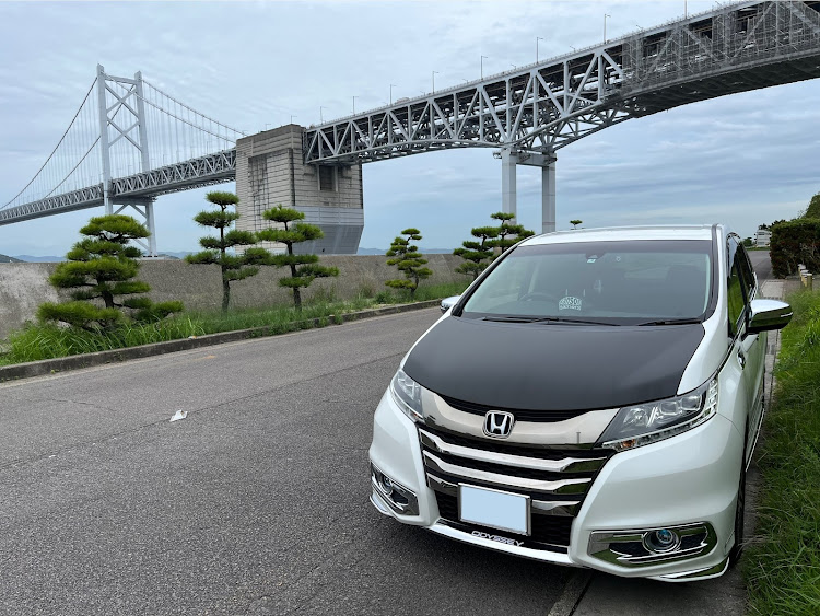 オデッセイのオデッセイ日記・仕事早上がり・瀬戸大橋・お気に入り角度に関するカスタム事例の投稿画像1枚目