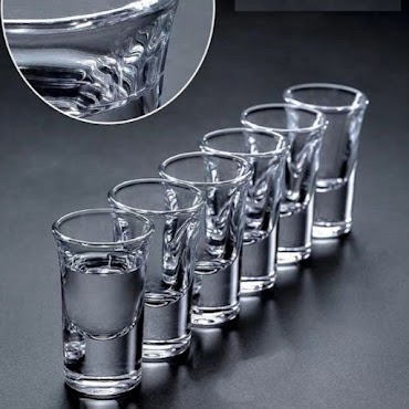 Bộ 6 Chén Thuỷ Tinh Dày 35Ml Ey3005