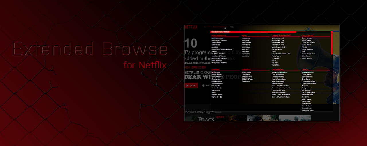 Extended Browse for Netflix Preview image 2