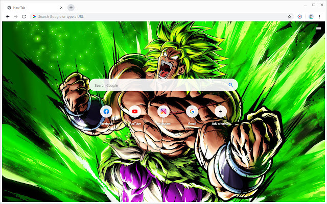ドラゴンボール超 ブロリー 壁紙新しいタブ