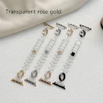 Transparent rose gold