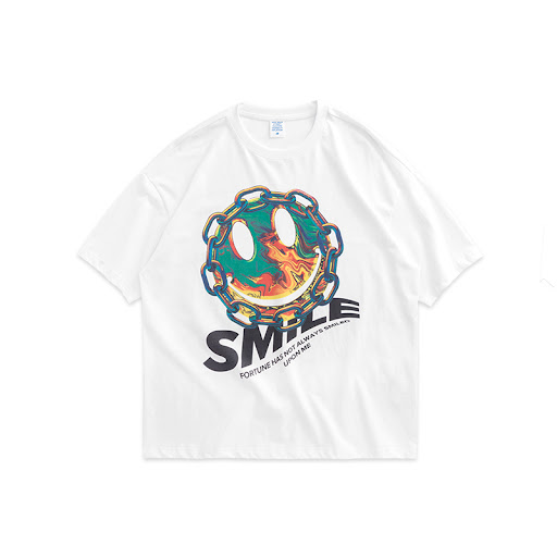 Title 6, Smiley printed short-sleeved T-shirt men