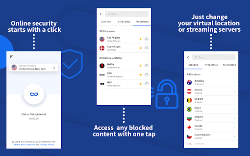 Free VPN Chrome extension - Best VPN by uVPN