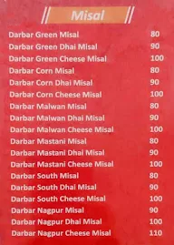 Misal Darbar menu 2