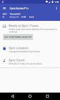 Sync iTunes to android - Free Screenshot