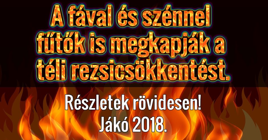 Rezsicsökkentés 2018