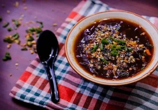 Veg Burnt Garlic Soup