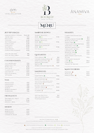 BOOKED! Cafe menu 2