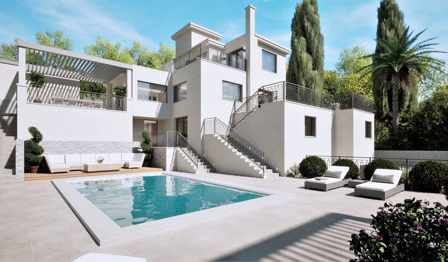 Villa avec piscine et terrasse Marbella