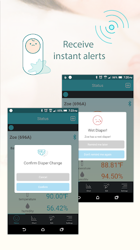 Screenshot Opro9 SmartDiaper