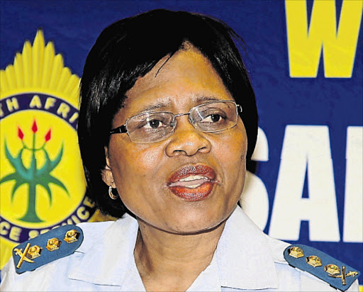 police commissioner Lieutenant-General Celiwe Binta