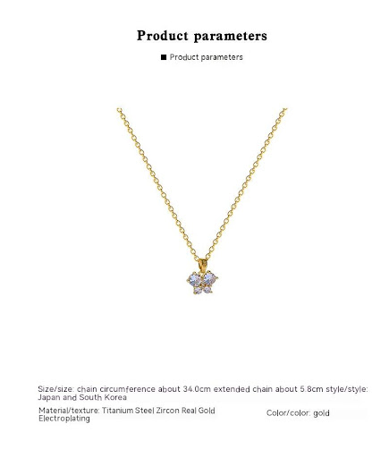 Title 6, Light luxury titanium steel necklace featuring ...