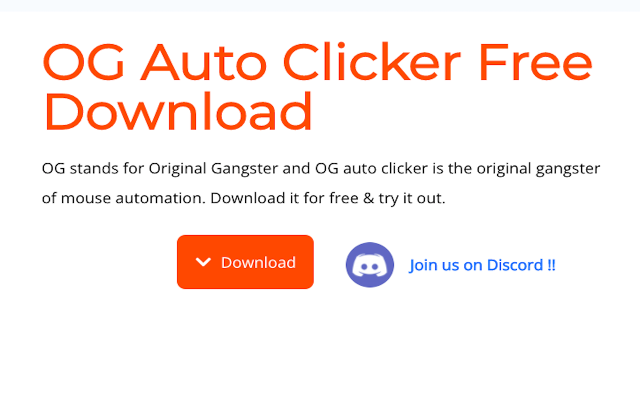 OG Auto Clicker Preview image 1