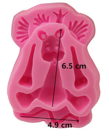 Forest Animal Silicone Fondant Choc - 2