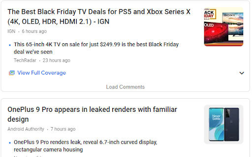 Google News Comments
