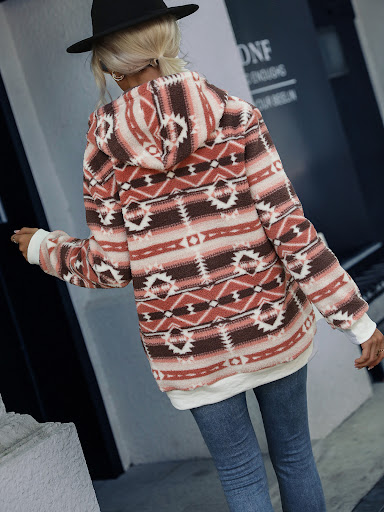 Title 3, Pullover Hooded Fleece Loose Christmas Print Sw...