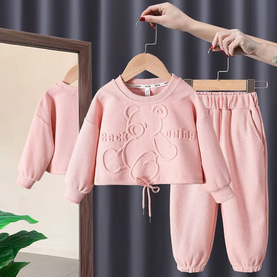 Meisjes Beer Trui met Capuchon Pak Zacht en Comfortabel Ideaal voor de Winter en Dagelijks Gebruik Warme Outfit voor Kinderen