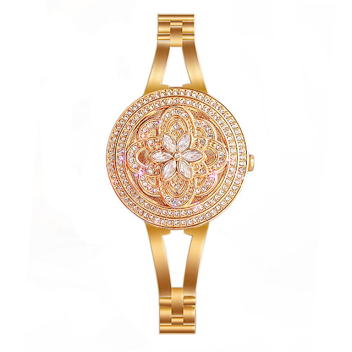 Title 3, Womens full diamond watch bracelet