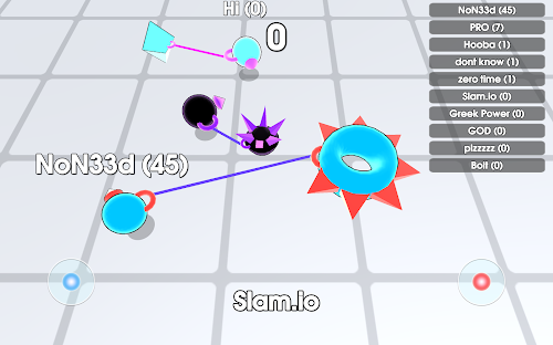 Android application Slam.io zlap screenshort
