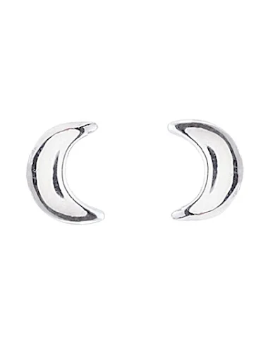 Boucles d'oreilles lune ornées pour - 2