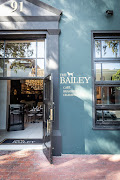 The entrance to Café Bailey on Bree Street. 