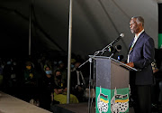 Former president Thabo Mbeki addresses professionals and business as part of the ANC's local government election campaign.