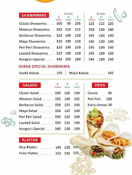 The Hungry Shawarmas menu 1
